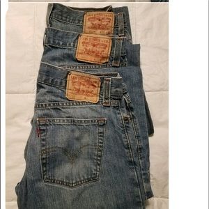 3 pr Levi’s 514 slim straight leg 31x32